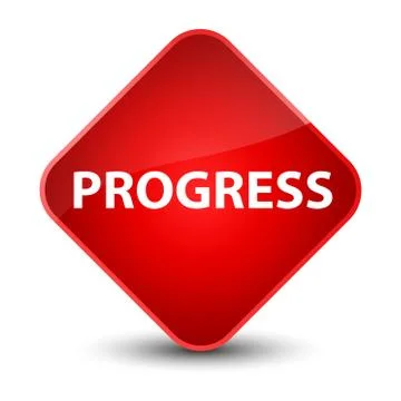 Progress elegant red diamond button 스톡 일러스트