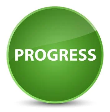 Progress elegant soft green round button Stock Illustration