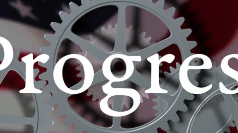 Progress gears Vídeo Stock 22979747