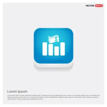 Progress Graph Icon Stock Illustration