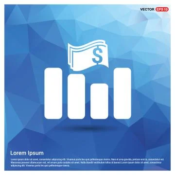 Progress Graph Icon Stock Illustration