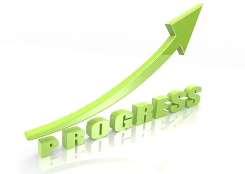 Progress green Stock Illustration