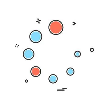 Progress icon design vector Ilustración de archivo