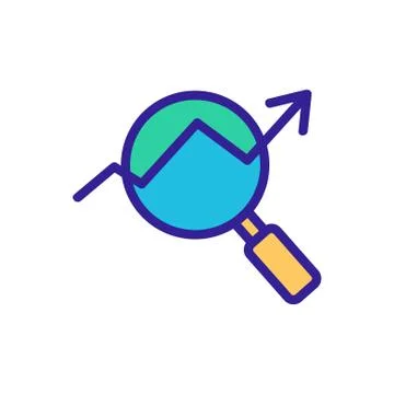 Progress icon vector. Isolated contour symbol illustration Illustrazione stock