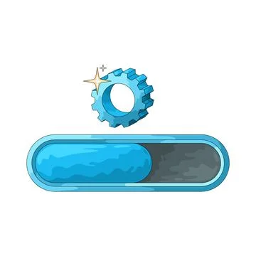 Progress illustration 스톡 일러스트