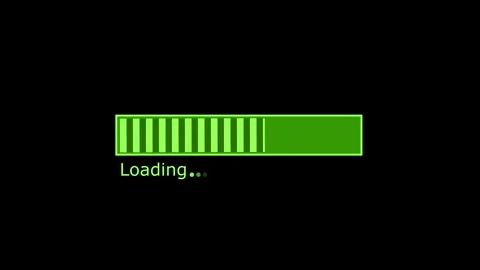 Progress Loading Bar Animation with Smooth Wait Indicator and Seamless Tran.. 動画素材 317647496