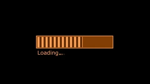 Progress Loading Bar Animation with Smooth Wait Indicator and Seamless Tran.. 動画素材 317647502