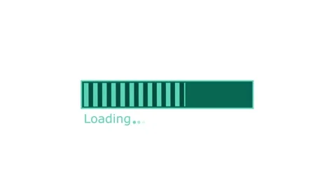 Progress Loading Bar Animation with Smooth Wait Indicator and Seamless Tran.. 動画素材 317647531