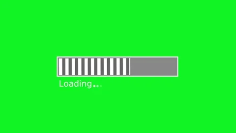 Progress Loading Bar Animation with Smooth Wait Indicator and Seamless Tran.. 動画素材 317647551