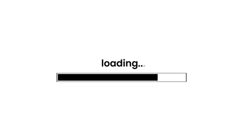 Progress loading bar. downloading concept animation on white background. Stock Footage 321737492
