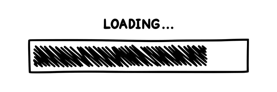 Progress loading bar. Infographics design element with status of completion Stock Illustration