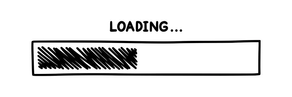 Progress loading bar. Infographics design element with status of completion Stock Illustration