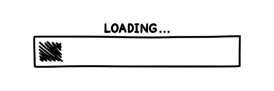 Progress loading bar. Infographics design element with status of completion Stock Illustration