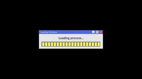 Progress loading bar. Loading transfer download isolated on background. Running Stock-Illustration