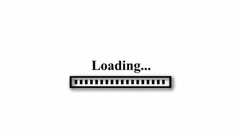 Progress loading bar set icon on a white color background. Stock Photos