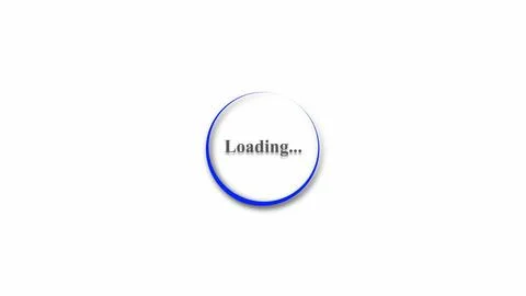 Progress loading bar set icon on a white color background. Stock Photos