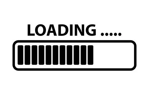 Progress loading bar vector icon for graphic design, logo, web site, social m Stock Illustration