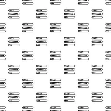 Progress loading bars pattern, simple style Stock Illustration