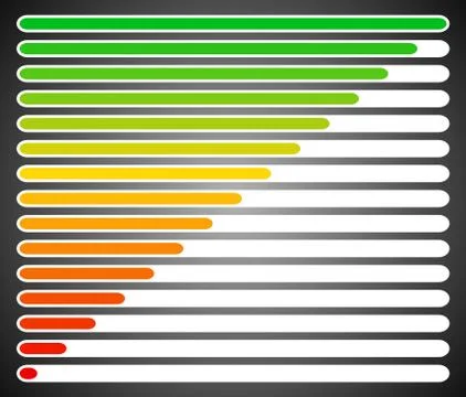 Progress loading bars. Vector Stock-Illustration