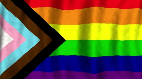 Progress pride flag looping animated bac... | Stock Video | Pond5