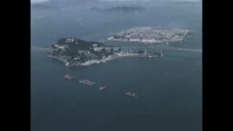 A progress report on the BART transport system in the Bay Area in 1970. Stock Footage 106041264