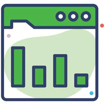 Progress report Icon. User interface Vector Illustration, As a Simple Vecto.. 스톡 일러스트