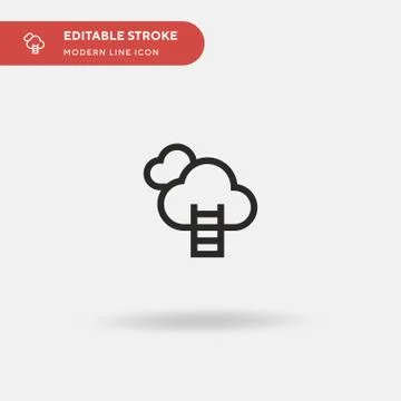 Progress Simple vector icon. Illustration symbol design template for web mobi Stock Illustration