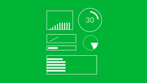 Progress statistics on the rise of animated Stock Footage 296246591