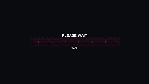 Progressbar animation with hexagon grid and cool design for user waiting ex.. Stock Footage 326938179
