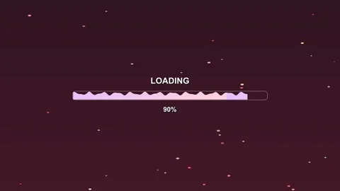 Progressbar animation shows loading stat... | Stock Video | Pond5