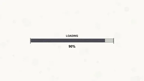 Progressbar animation shows loading status while reaching full completion a.. Stock Footage 328273634