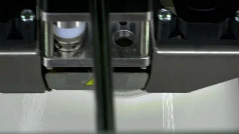 Progressive additive technology for 3d printing. 4K. Stock-Footage 131985618
