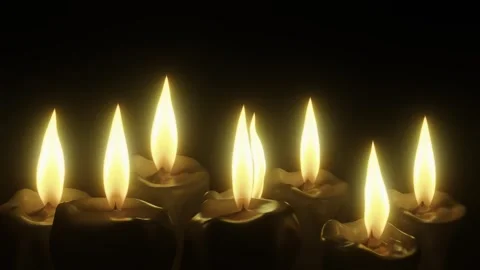 Progressive Candle Lighting Video stock 314380453