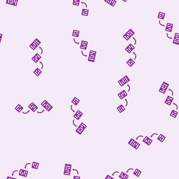 Progressive disclosure glyph seamless pattern Stock Illustration