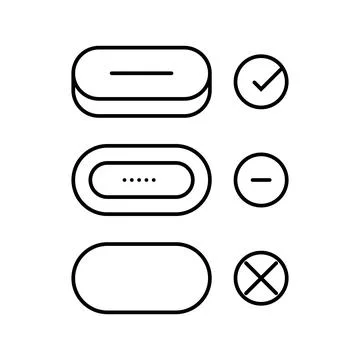 Progressive disclosure line icon vector illustration Stock Illustration