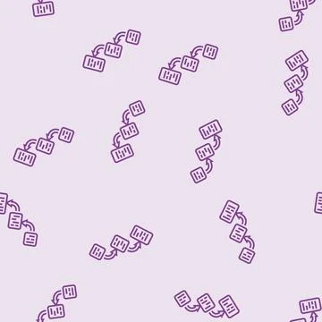 Progressive disclosure line seamless pattern Stock Illustration