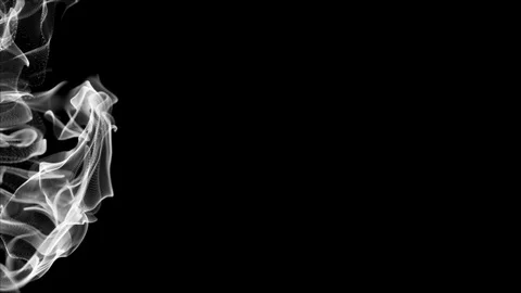 Progressive flowing black Ink, fluid, liquid. Stock Footage 127749713