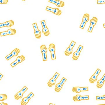 Progressive relaxation vector seamless pattern Illustrazione stock