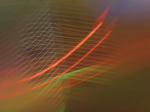 Progressive rhythmic light trajectory for backgrounds Stock Illustration