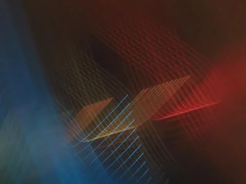 Progressive rhythmic light trajectory for backgrounds Stock Illustration