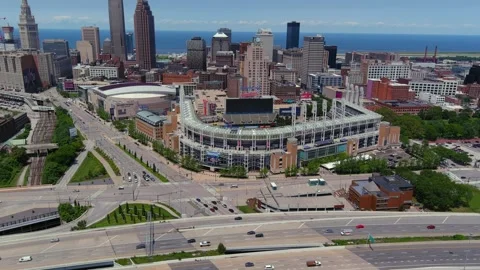 Progressive Stadium Cleveland (2) Video stock 254978454