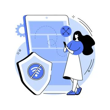 Progressive web app abstract concept vector illustration. Stock Illustration