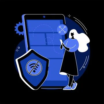 Progressive web app abstract concept vector illustration. Stock Illustration