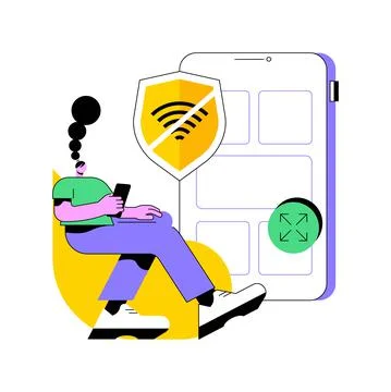 Progressive web app abstract concept vector illustration. Stock Illustration