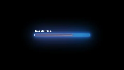 Progress/Loading bar icon animation with 100% Completed. Stock Footage 286143029
