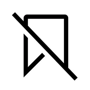 Prohibited device icon for restricted technology use in corporate environments Stock Illustration