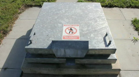 Prohibited hatch 1 스톡 동영상 862900