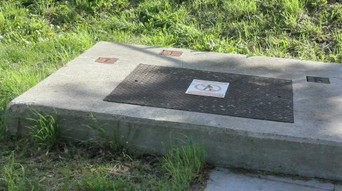 Prohibited hatch 3 스톡 동영상 862909