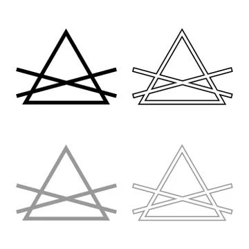 Prohibited Not allowed black greyn Do not can bleached Clothes care symbols W Ilustración de archivo