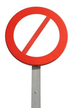 Prohibited sign Stock Photos